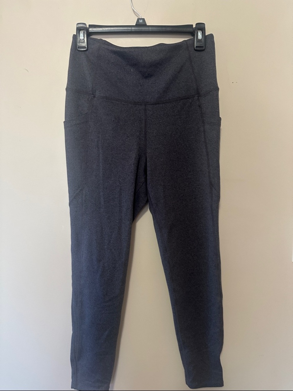 MTA Sport Black High-Rise Track Joggers with Pockets
